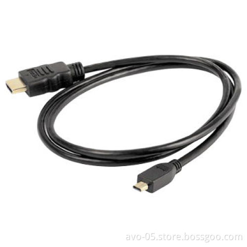 HDMI to Micro HDMI Cable with D-type Connector and High-speed Ethernet